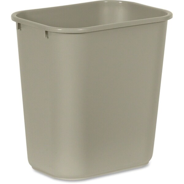 Waste Bin, Plastic, 28 Quart, 14-1/4"x10-1/4"x15", 12PK, BG